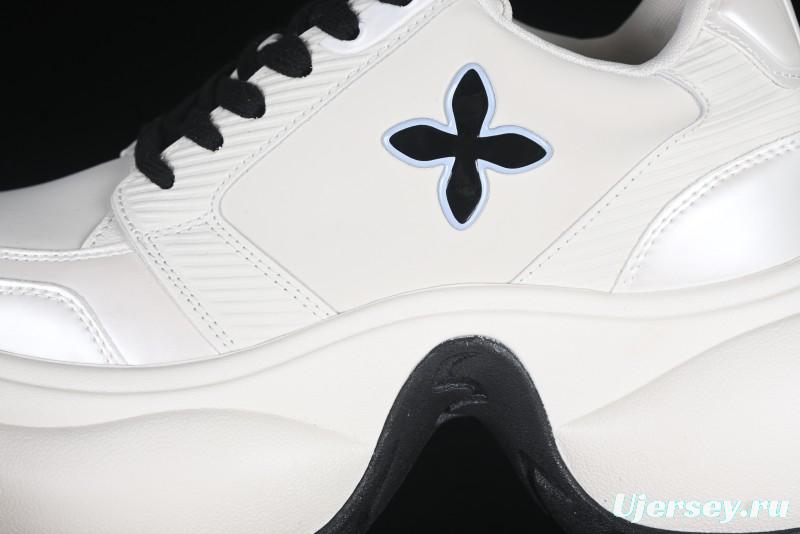 SMFK FUTURE RIPPLE Low-Top Fashion Sports Casual Shoes in White - AJD4