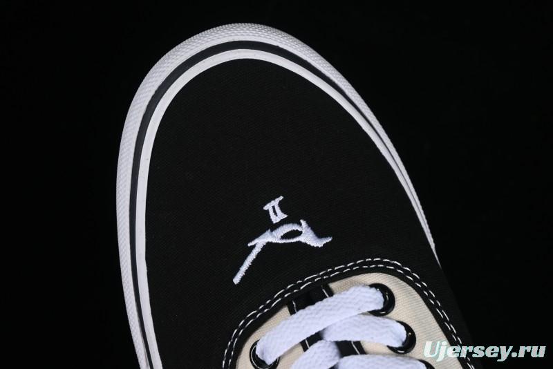 Vans Authentic Peace Dove Series Classic Canvas Patchwork Low-Top Skate Shoes - VN0009VBPB