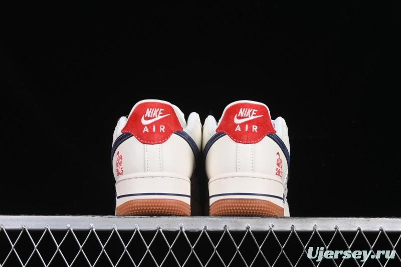Nike Air Force 1 '07 Low Stussy Collaboration Year of the Snake Limited Edition Red Snake Low-Top Casual Sneakers - XS1958-502