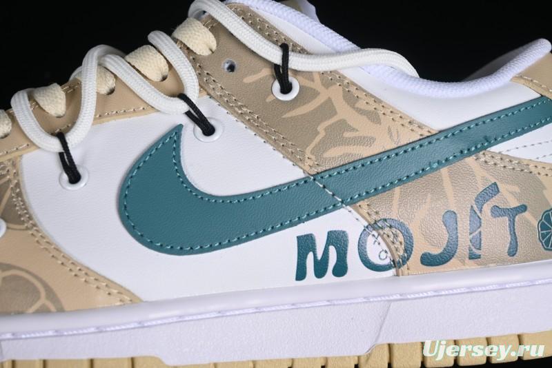Nike Dunk Low SB Casual Sneakers with Mojito-Inspired Design - DV0833-100