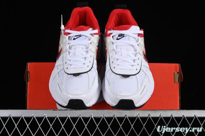 Nike Runtekk V2K Retro Low-Top Running Shoes with Cushlon Midsole and Distressed Effect - HF0120-100