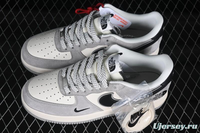 Nike Air Force 1 '07 Low The North Face Collaboration Grey Suede Casual Sneakers - XZ6188-763