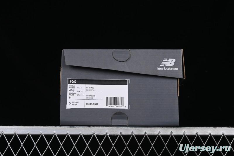 New Balance NB9060 Series Retro Casual Running Shoes with ABZORB Cushioning - U9060JGR