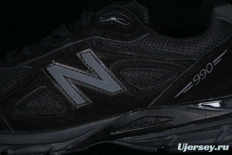 New Balance 990 Series Premium Retro Running Shoes with Carbon Midsole - M990BB4