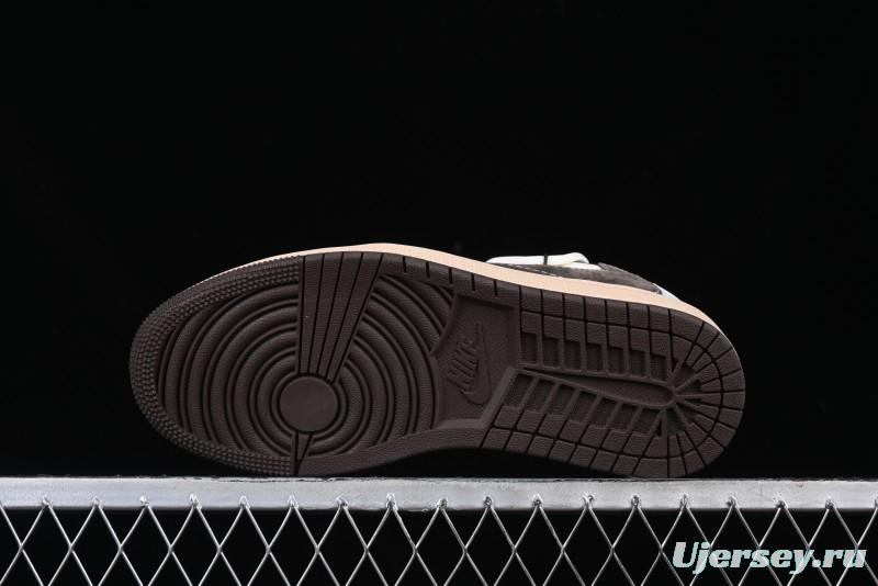 Nike Travis Scott x Fragment Design x Air Jordan 1 Low OG SP AJ1 - XS3186-204