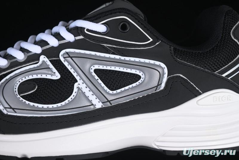 Dior B30 Sneakers with Reflective CD30 Logo and Lightweight Rubber Sole - CD30