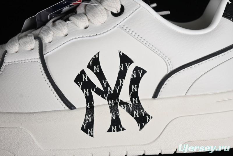 MLB Chunky Liner Basic New York Yankees Thick Sole Casual Sneakers with 6cm Height Increase - 3ASXCLR3N50WHS