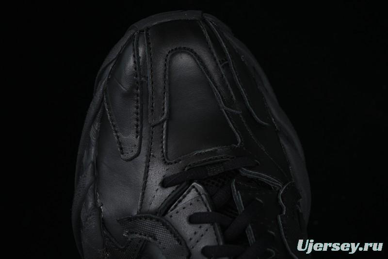 Balenciaga Monday Leather Round Toe Lace-Up Low-Top Casual Shoes - WDTSC1000