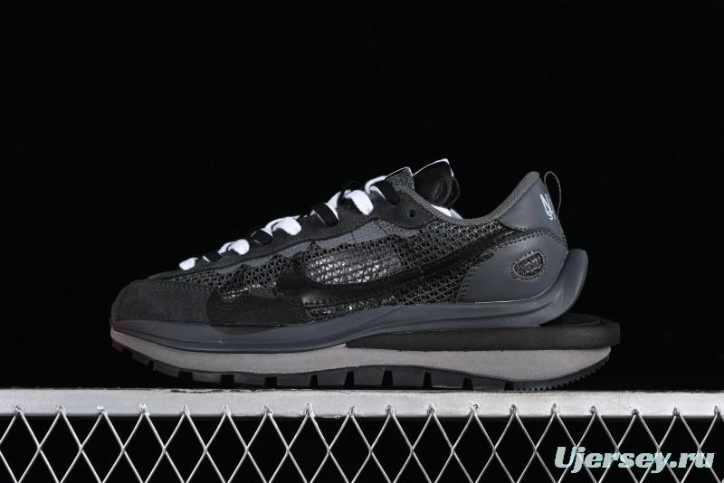 Nike Sacai VaporWaffle 3.0 Deconstructed Sneakers with Overlapping Swoosh and Double Tongue - CV1363-105