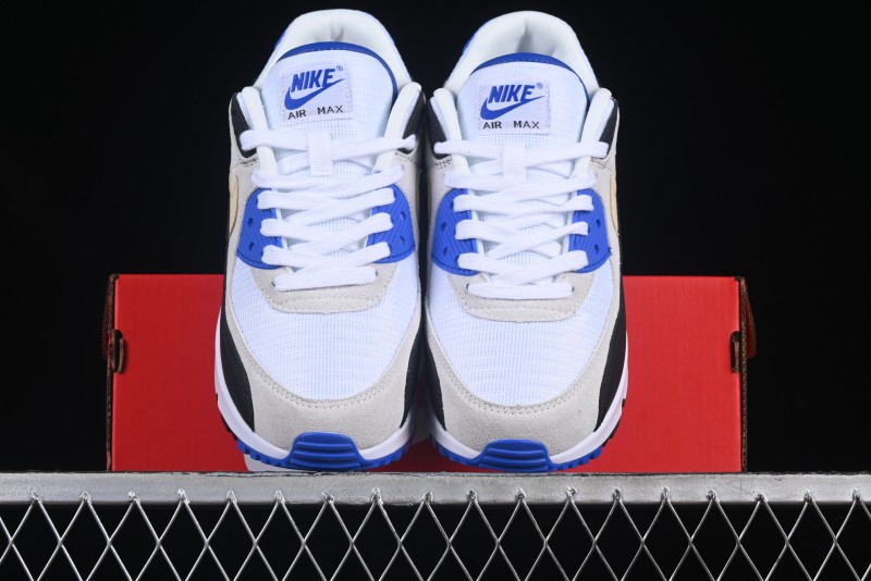 Nike Air Max 90 Retro Running Shoes with Air Cushion - HF3449-100