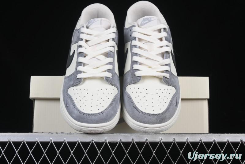 Nike SB Dunk Low The North Face Collaboration Beige Grey Double Swoosh Anniversary Custom Low-Top Casual Skate Shoes - DJ2024-067