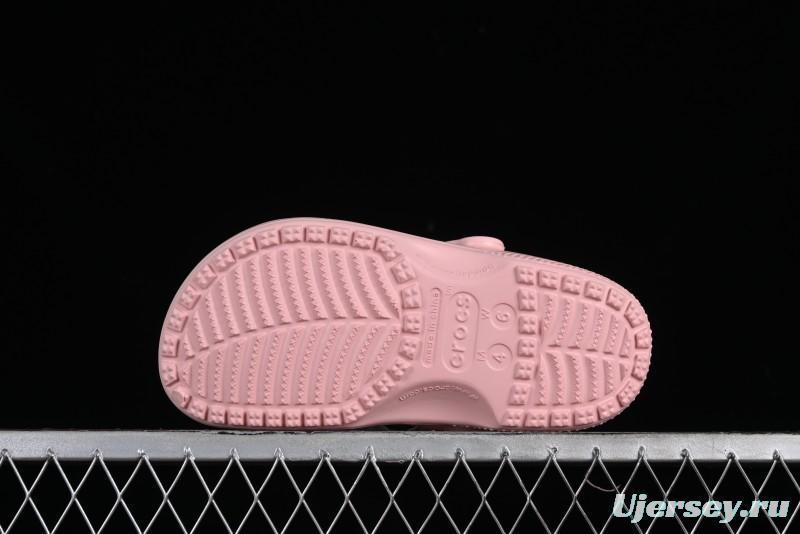 Crocs Classic Clog Quartz Pink Two-Way Beach Sandals with Ventilation Holes - B.D4