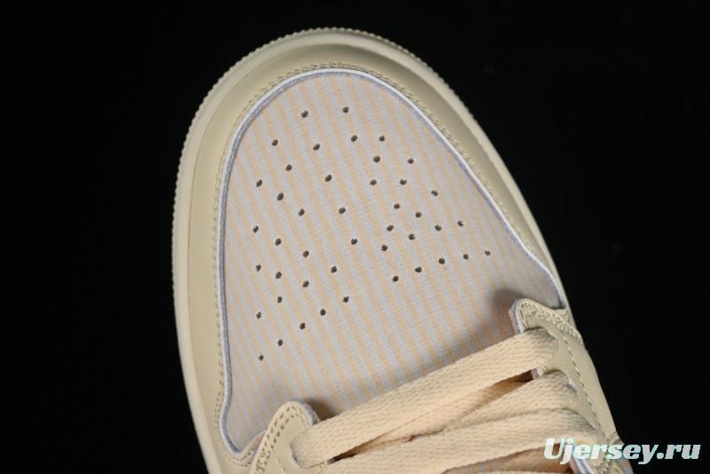 Nike Air Jordan 1 Low AJ1 Khaki Pink Low-Top Lifestyle Basketball Shoes - FQ1925-100