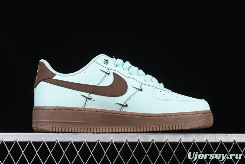 Nike Air Force 1 '07 Low Casual Sneakers with Full-Length Air Cushion - IB8894-329