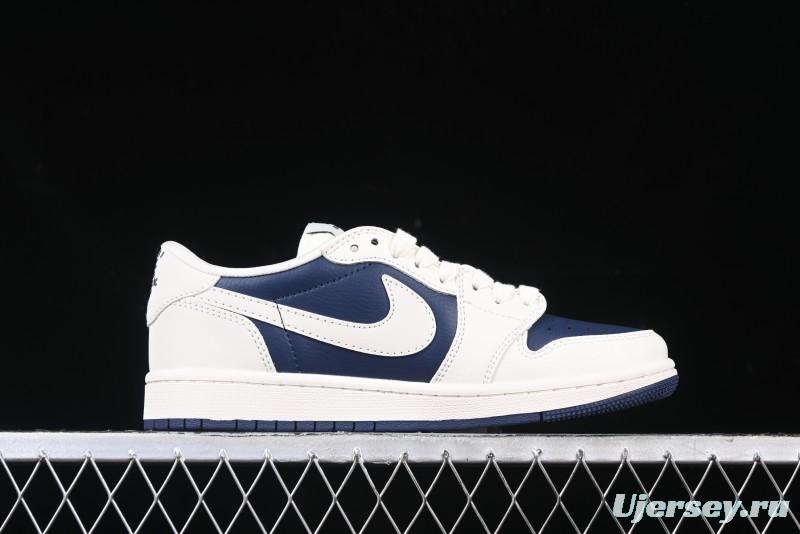 Nike Travis Scott x Fragment Design x Air Jordan 1 Low OG SP AJ1 Burberry Collaboration - BB6588-312