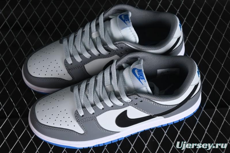 Nike Dunk Low SB Skateboarding Shoes in White Blue Grey - FB9109-001