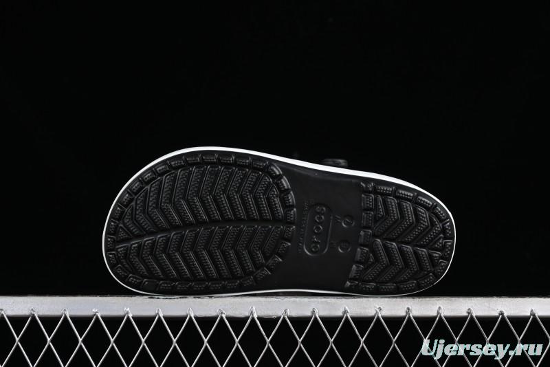 Crocs Crocband Platform Rainbow Comfortable Thick-Soled Clogs - B.D4