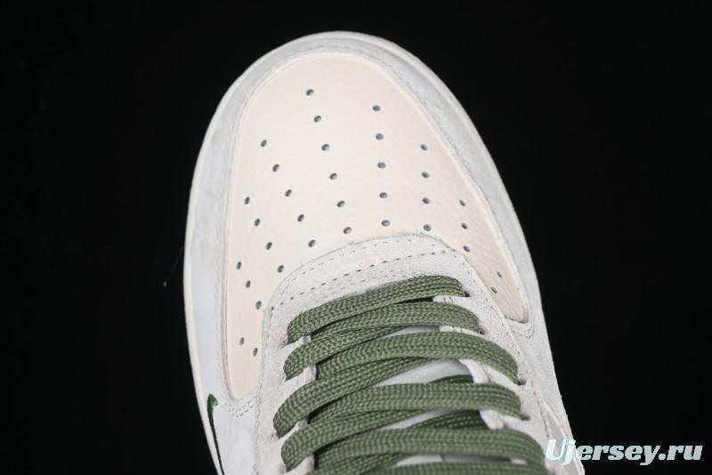 Nike Air Force 1 '07 Low The North Face Collaboration Green Snake Swoosh Casual Sneakers - DF0188-026