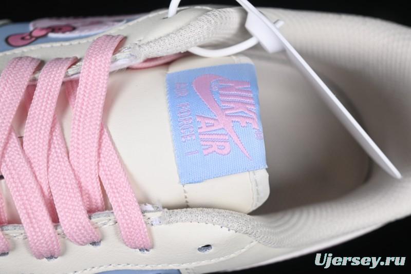 Nike Air Force 1 '07 Low Hello Kitty Comic Series Custom Low-Top Sneakers - DB3301-222