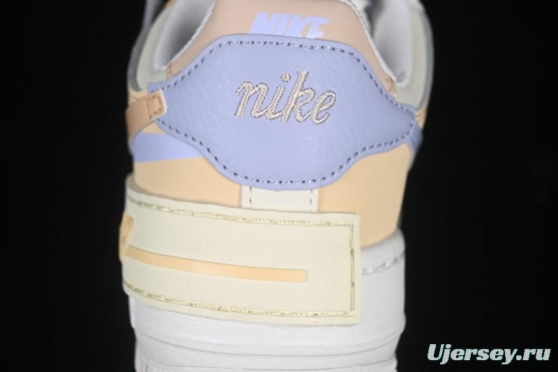 Nike Air Force 1 Shadow Lightweight Elevated Low-Top Sneakers - DZ1847-114