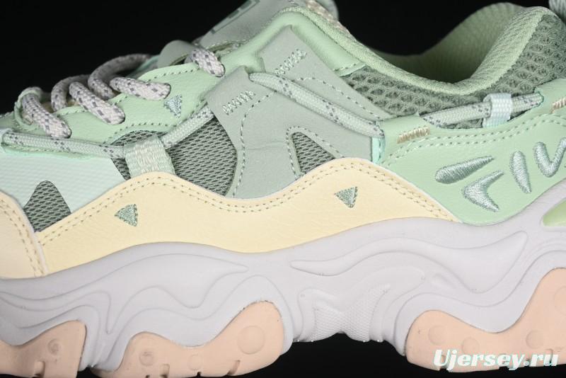 Fila Fusion Retro Mars Running Shoes with Lace-Up Design and Cushioned Sole - F12W422103FMB