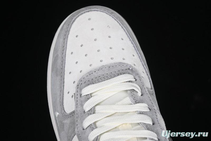 Nike Air Force 1'07 Low The North Face Collaboration Pig Grey Snake Print Low-Top Casual Sneakers - DF0188-027