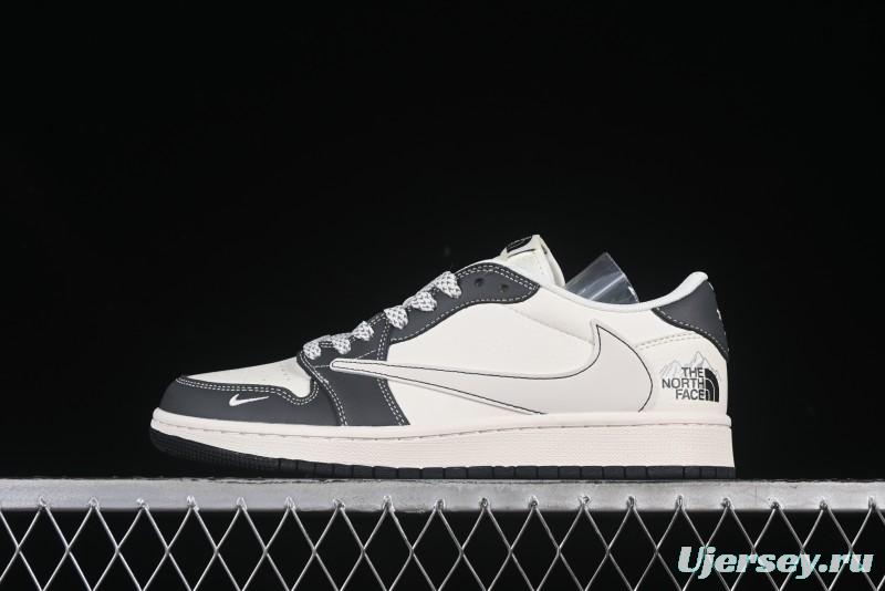 Nike Travis Scott x Fragment Design x Air Jordan 1 Low OG SP AJ1 Low Top Casual Sneakers - XS6089-509