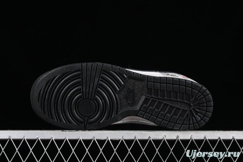 Nike SB Dunk Low Chinese New Year Limited Edition - Gray Dragon Anniversary High-End Custom Low-Top Casual Skate Shoes - XP3802-330