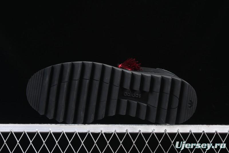 Adidas Superstar JR5114 Clot Collaboration Shell Toe Skate Shoes with Perforated Leather Upper - JR5114