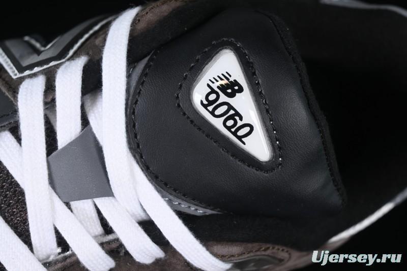 New Balance 9060 Retro Casual Running Shoes with ABZORB Cushioning Technology - U9060BRN