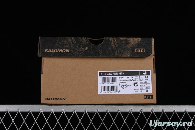 Salomon XT-6 For Kith High-Tech Outdoor Casual Running Shoes - 472068-26