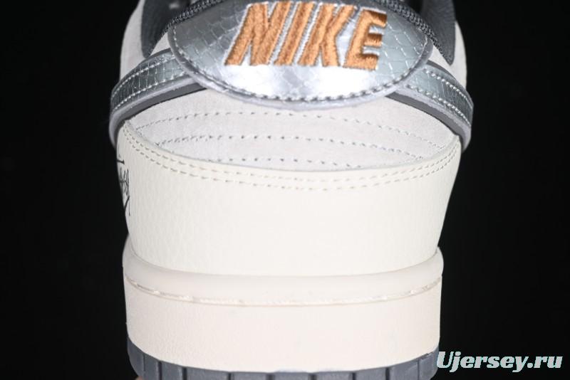Nike SB Dunk Low Stussy Snake Year Collaboration Anniversary Edition Low-Top Casual Sneakers - DM6868-008
