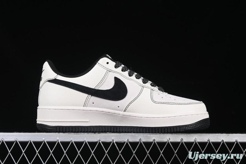 Nike Air Force 1 '07 Low UN Collaboration - Pig Eight Rice Black Line Casual Sneakers - BB7518-017