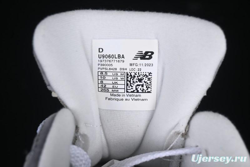 New Balance NB9060 Series Retro Casual Running Shoes with ABZORB Cushioning - U9060LBA