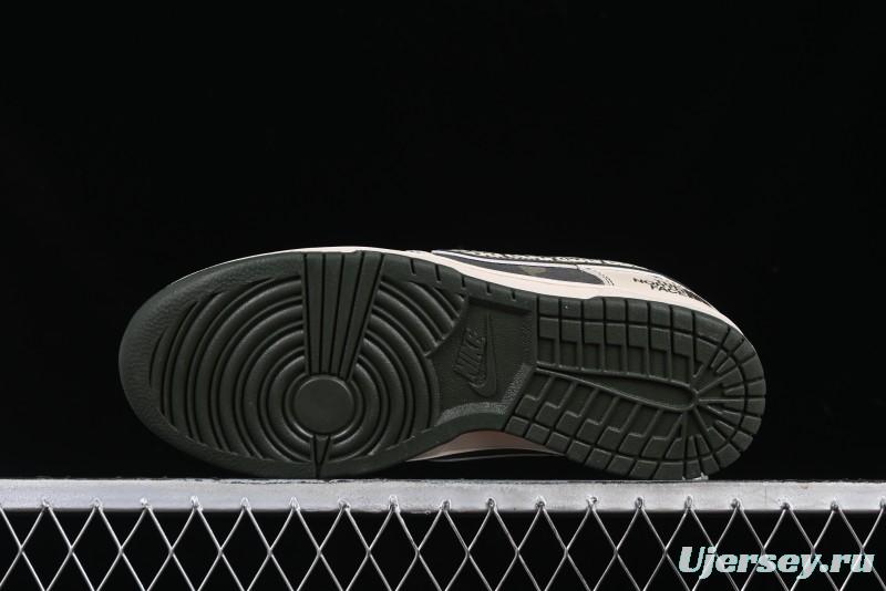 Nike SB Dunk Low The North Face x CDG Anniversary High-End Custom Low-Top Casual Sneakers - DM6868-015