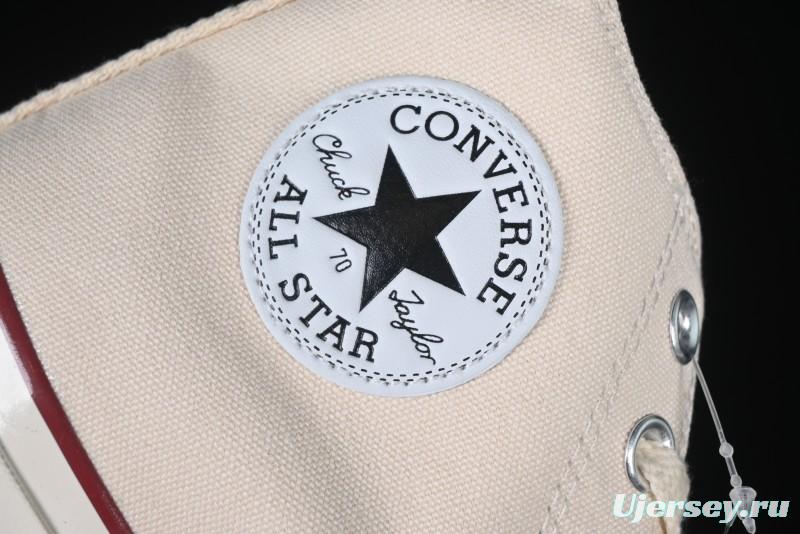 A Ma Maniere x Nike x Converse Chuck 70 High Top Sneakers with Leather and Velvet Swoosh Logo - A13388C