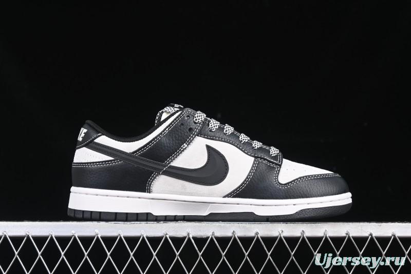 Nike SB Dunk Low The North Face Graffiti Black Swoosh Anniversary Custom Low-Top Casual Skate Shoes - DM6868-028