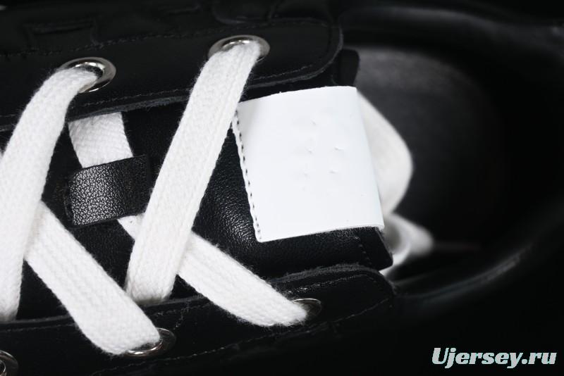 Shoot Brand Replay Black Plum Retro Comfort Leather Anti-Slip Platform Low-Top Casual Sneakers - AJD4