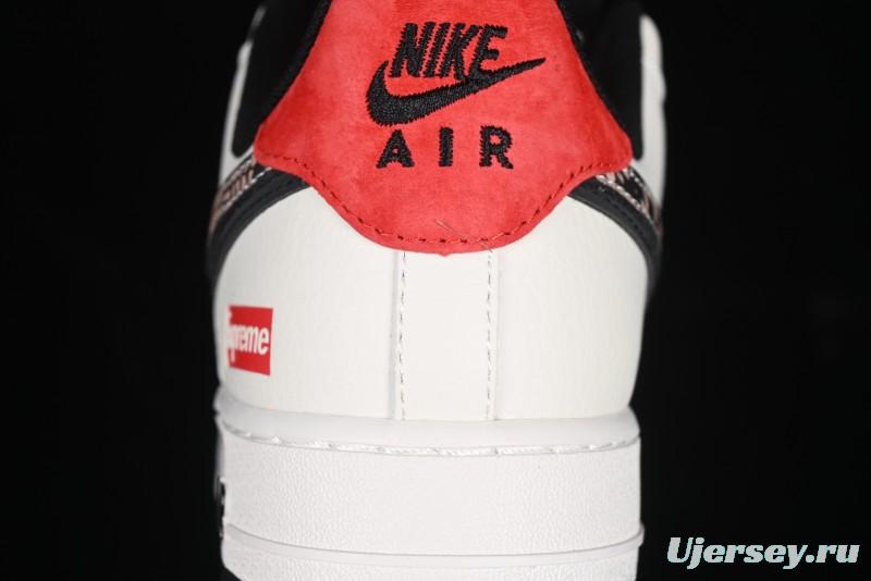 Nike Air Force 1 '07 Low Supreme Snake Year Limited Edition Basketball Shoes with Python Swoosh - DM6688-026
