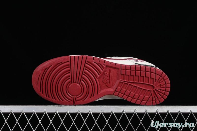 Nike SB Dunk Low Valentine's Day Limited Edition - Cherry Valentine Anniversary High-End Custom Low-Top Casual Sneakers - XX2025-312