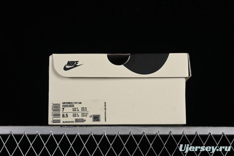Nike Air Force 1 '07 Low Classic Burgundy Mini Swoosh Starry Sky Low-Top Casual Sneakers - MJ0319-025