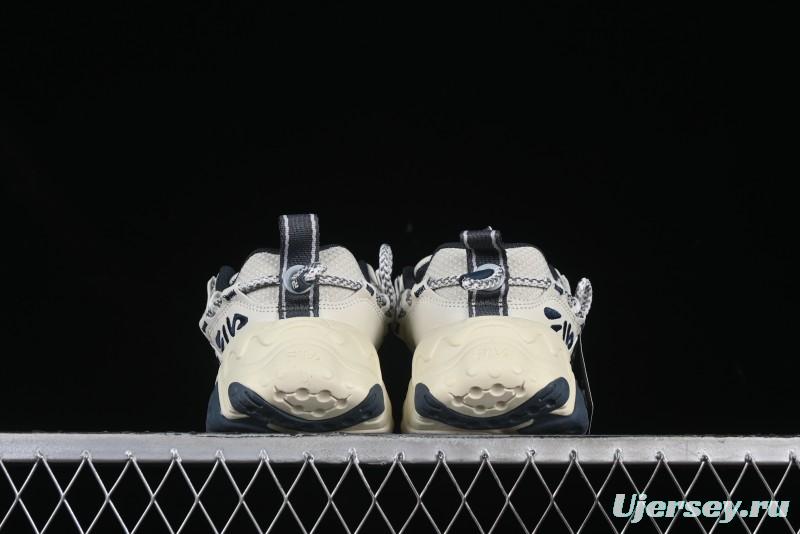 Fila Fusion Retro Mars Running Shoes with Lace-Up Design and Cushioned Sole - F12W432101FSH