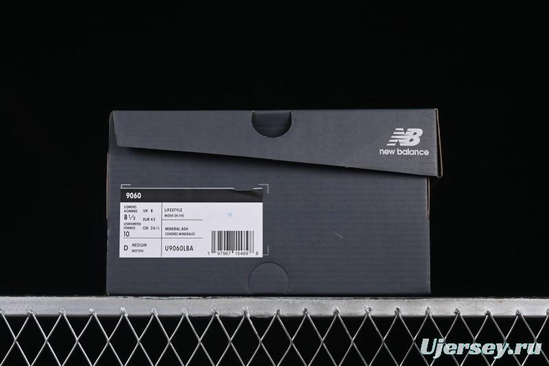 New Balance NB9060 Series Retro Casual Running Shoes with ABZORB Cushioning - U9060LBA