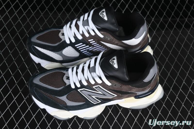 New Balance 9060 Retro Casual Running Shoes with ABZORB Cushioning Technology - U9060BRN
