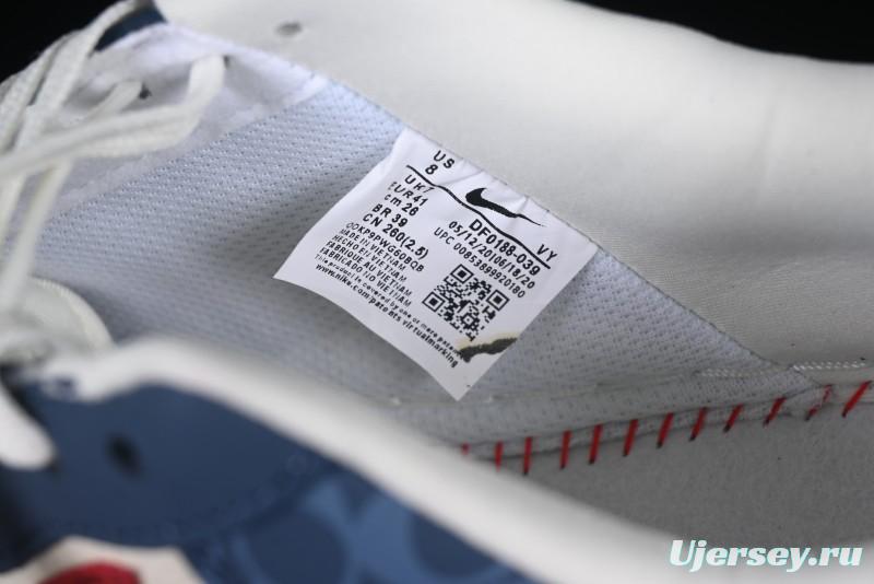 Nike Air Force 1 '07 Low Gucci Collaboration Snake Pattern Red Swoosh Casual Sneakers - DF0188-039