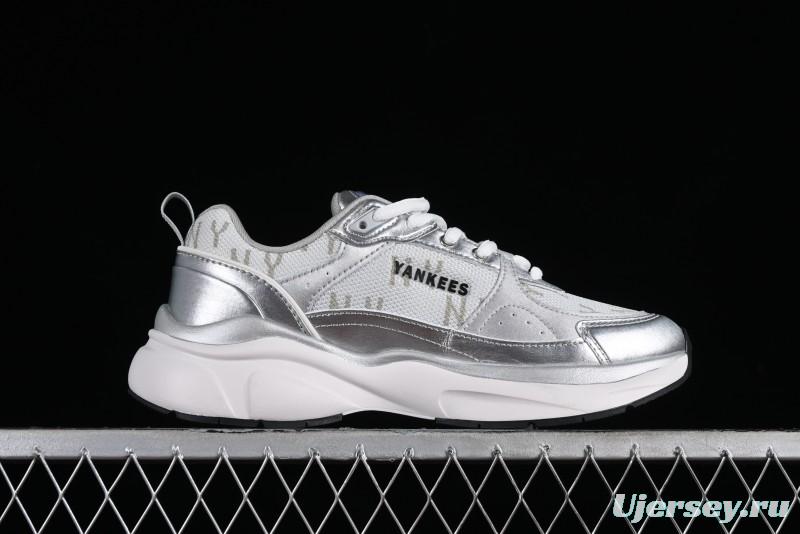 New York Yankees MLB Fast Ball Classic Monogram Retro Casual Running Shoes - 3ARNFSB4N50SIS