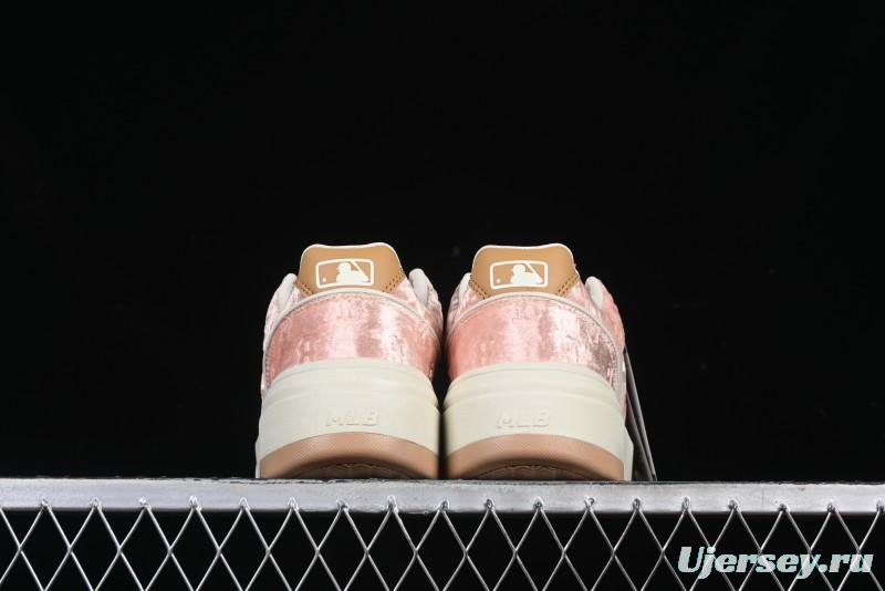 New York Yankees MLB Bigball Chunky Window Velvet Monogram Thick Platform Casual Running Shoes - 3ASXCVC4643BGS