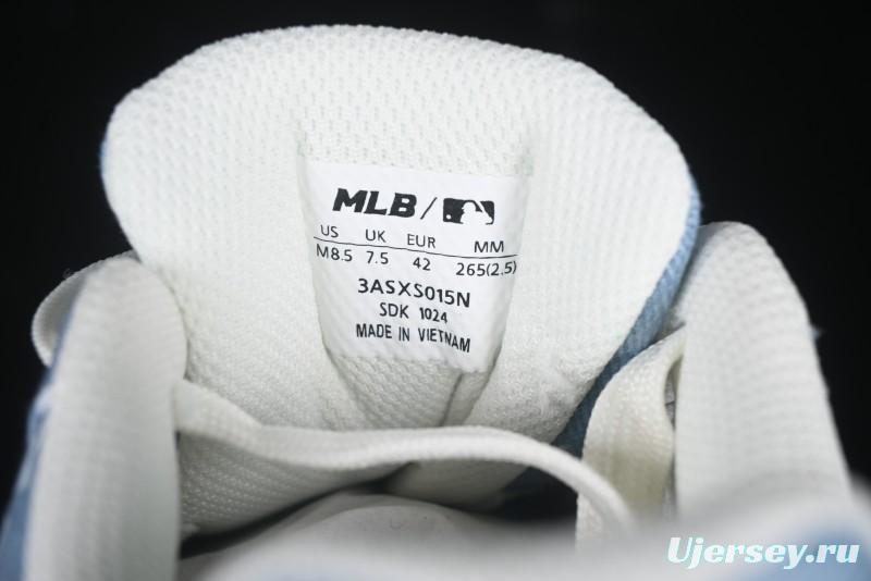 New York Yankees Chunky Liner Mid Denim Monogram Sandals with Thick Sole - 3ASXS015N50BLS