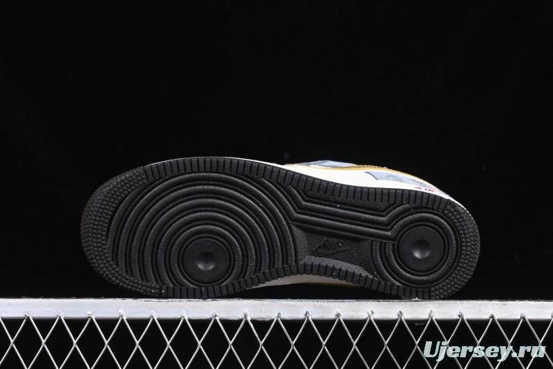 Nike Air Force 1 '07 Low Year of the Snake Limited Edition Golden Snake Scale Low-Top Casual Sneakers - XZ2025-688