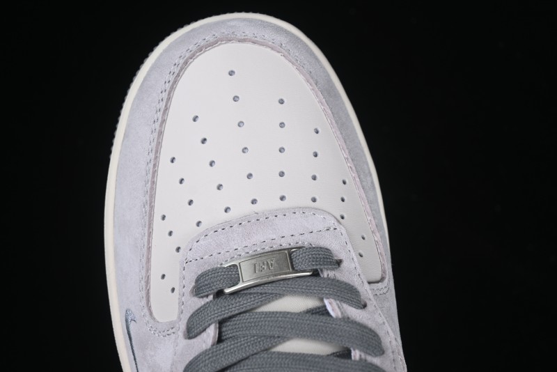 Nike Air Force 1 '07 Low The North Face Collaboration Grey Pigskin Grey Sole Low-Top Casual Sneakers - XZ6188-915